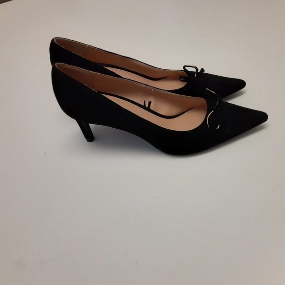 Black Suede Heels - Picture 1 of 6